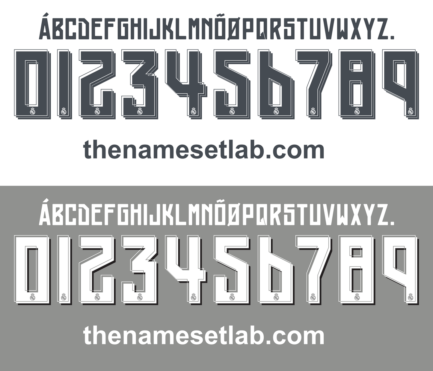 Real Madrid 2015-2016 Nameset AI Vector File