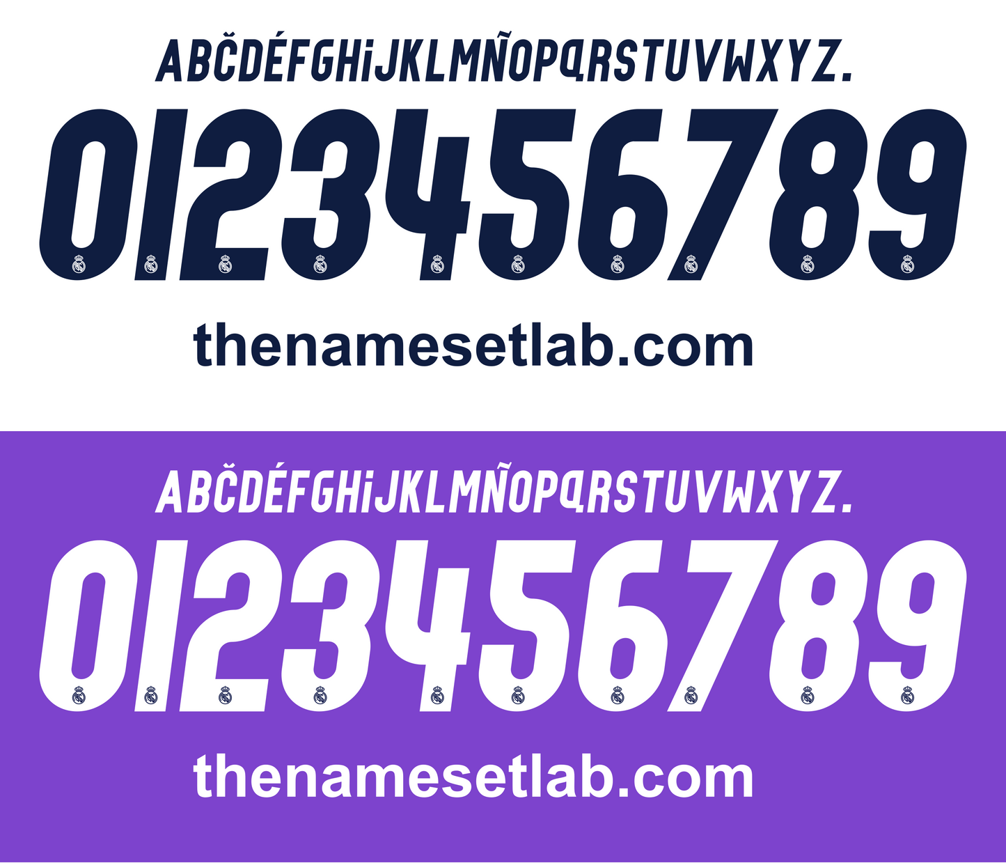 Real Madrid 2016-2017 Nameset AI Vector File