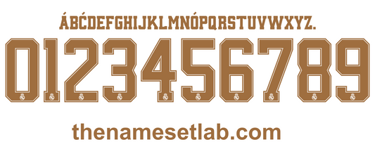 Real Madrid 2019-2020 Nameset AI Vector File