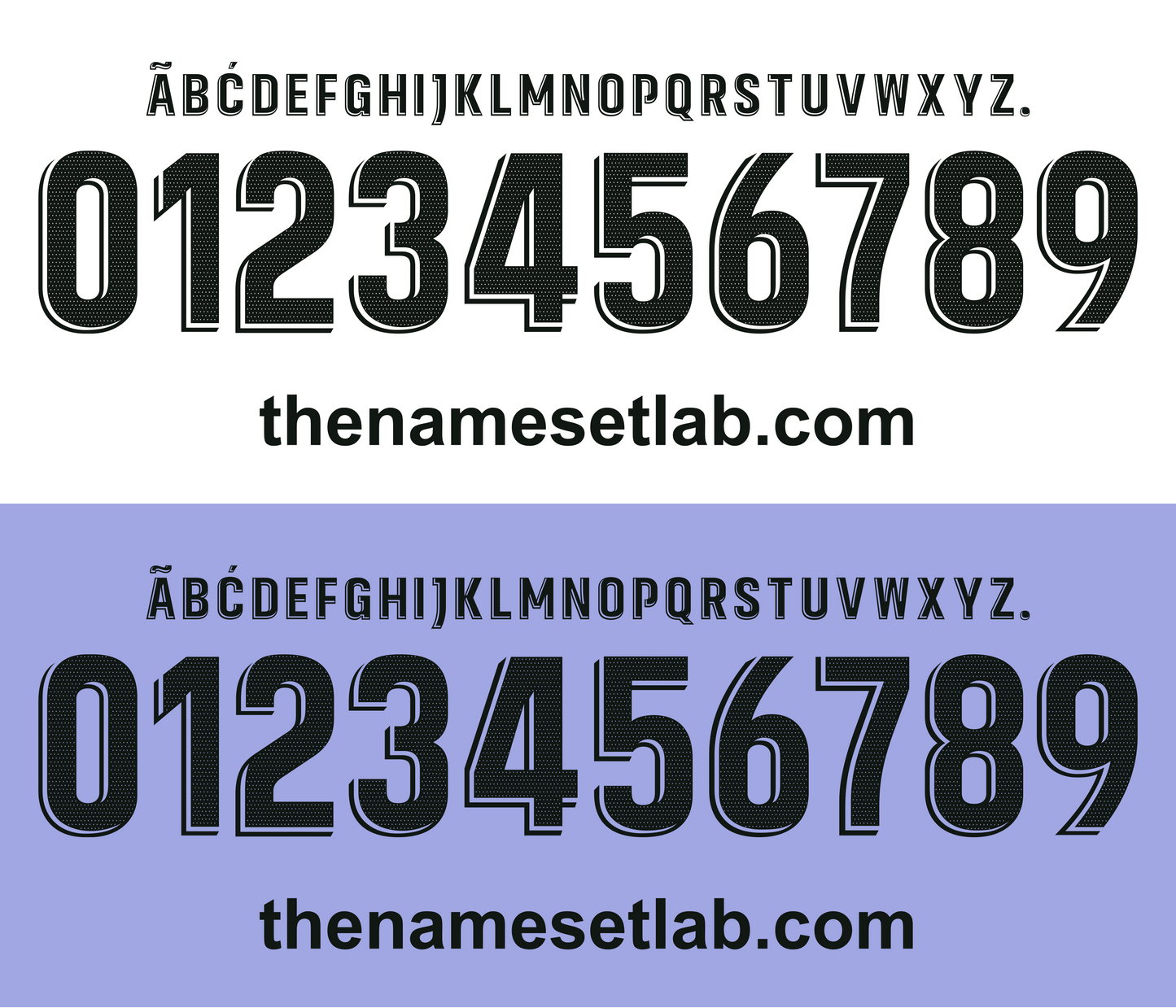 Real Madrid 2022-2023 La Liga Nameset AI Vector File