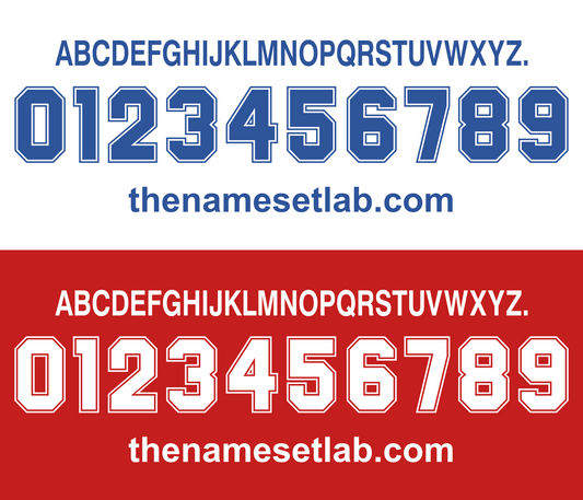 Real Zaragoza 1995-1996 Nameset AI Vector File
