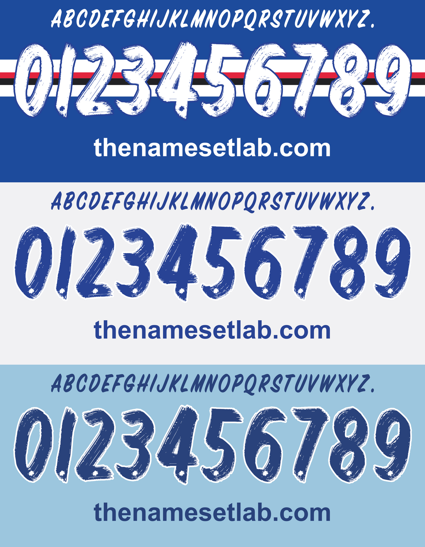 Sampdoria 2016-2017 Nameset AI Vector File