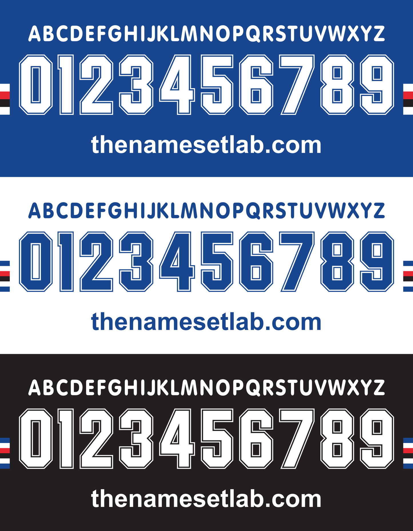 Sampdoria 1996-1999 Nameset AI Vector File