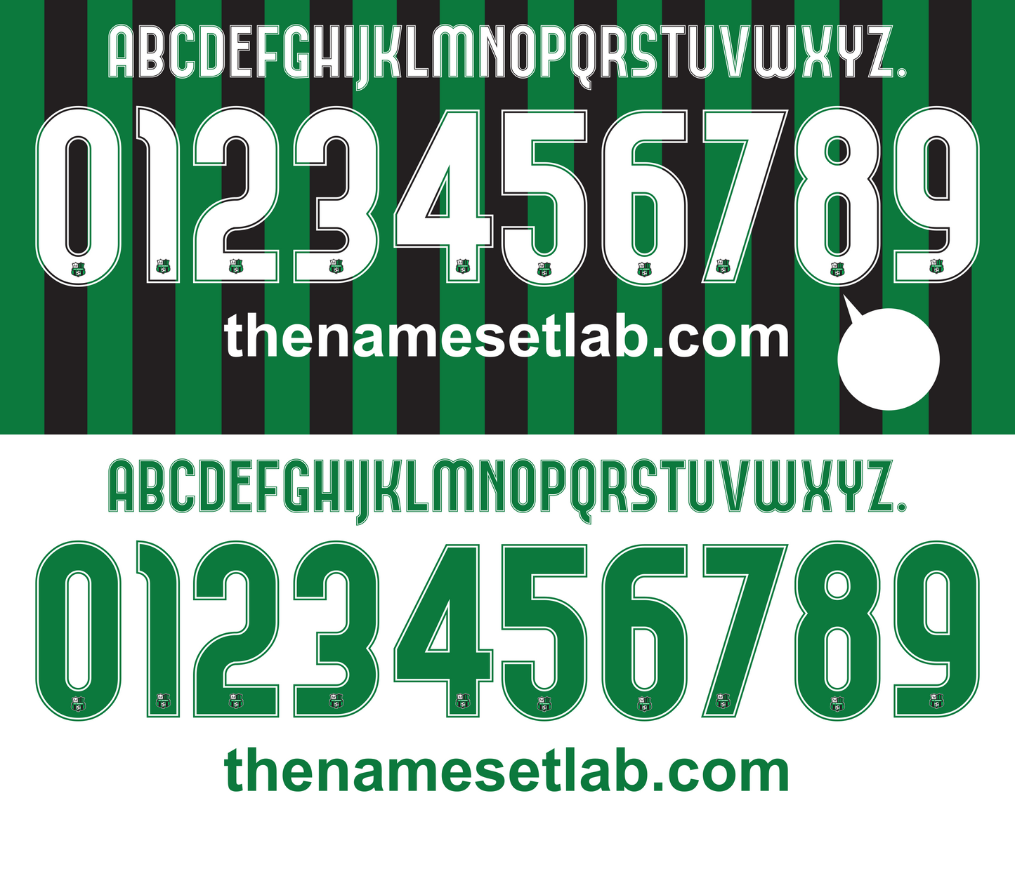 Sassuolo 2013-2014 Nameset AI Vector File