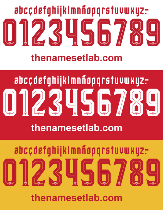 Sevilla 2016-2017 Nameset AI Vector File