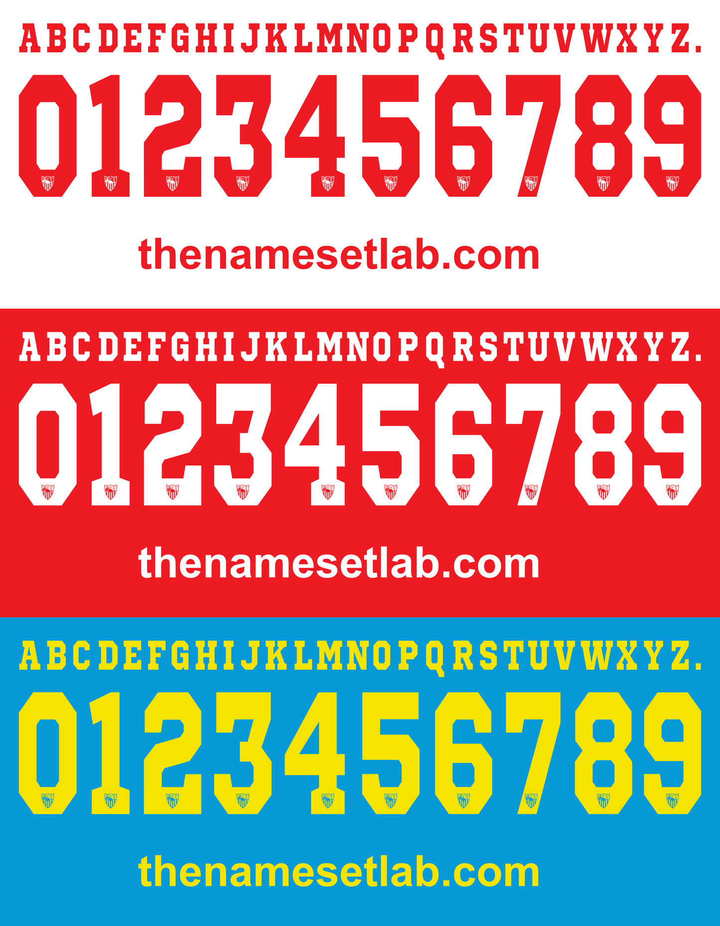 Sevilla Europa 2014-2015 Nameset AI Vector File