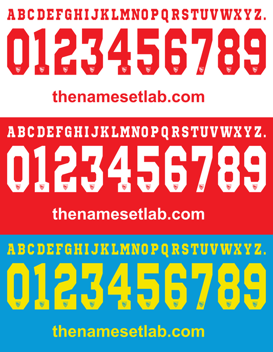 Sevilla Europa 2014-2015 Nameset AI Vector File