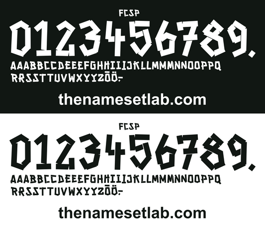 St Pauli 2015-2016 Nameset AI Vector File