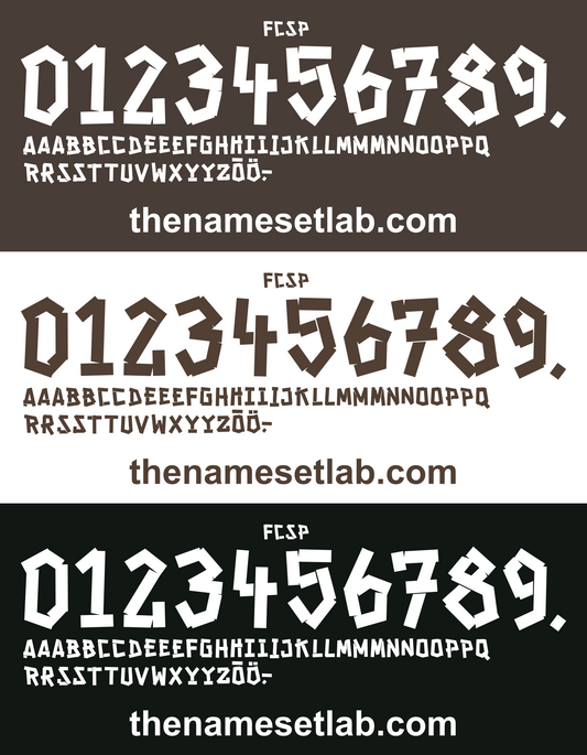 St Pauli 2016-2017 Nameset AI Vector File