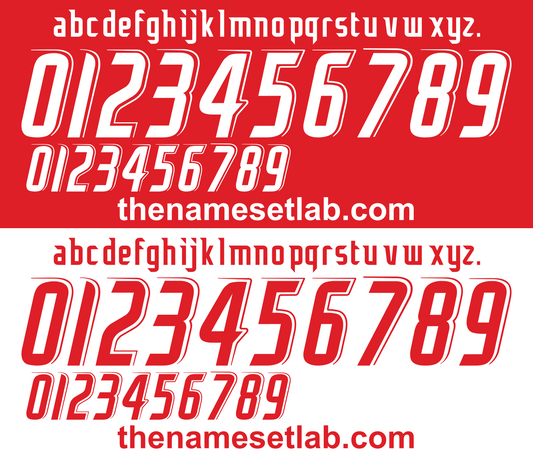 Switzerland 2006 Football Nameset AI Vector File