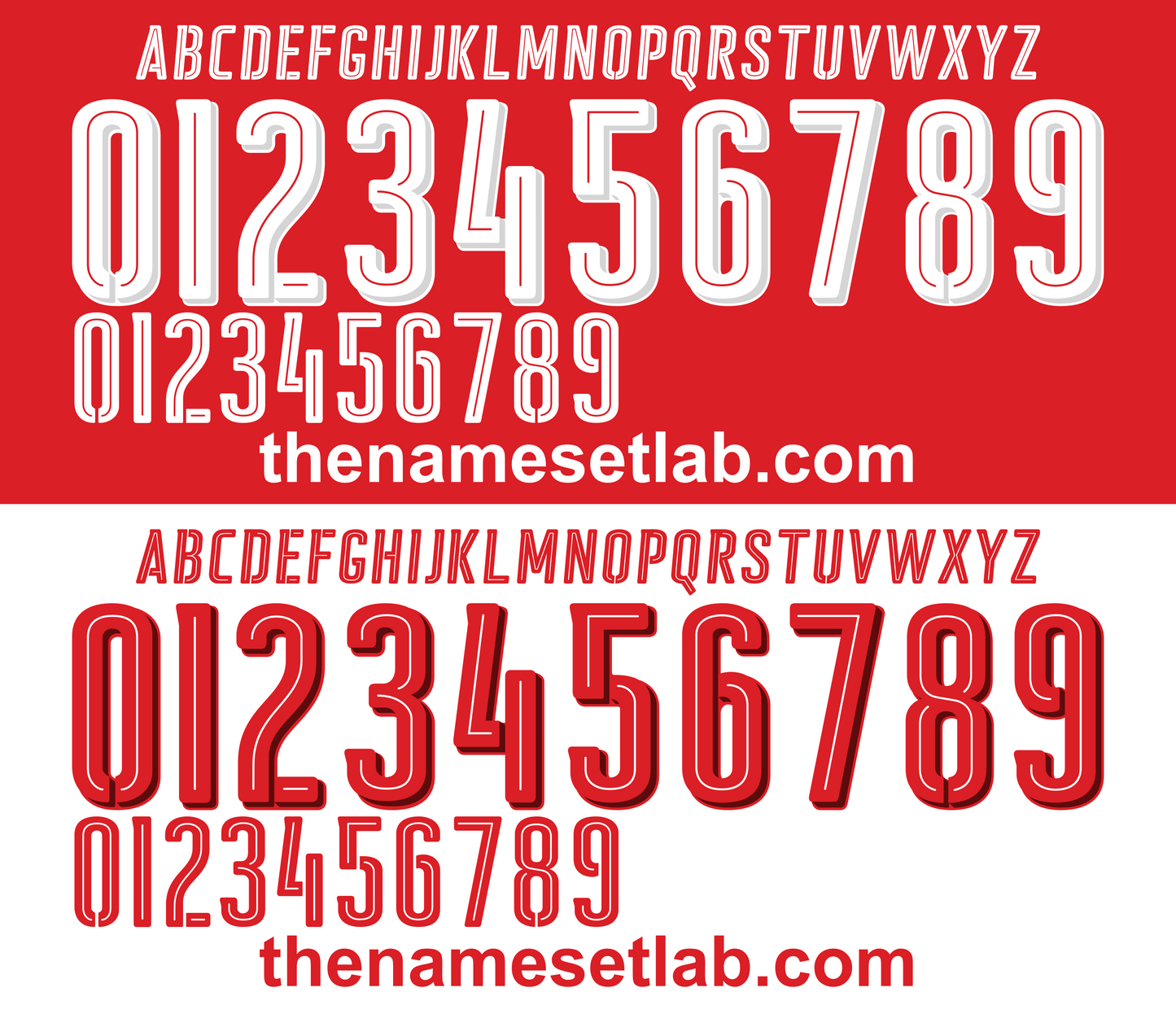 Switzerland 2016 Football Nameset AI Vector File